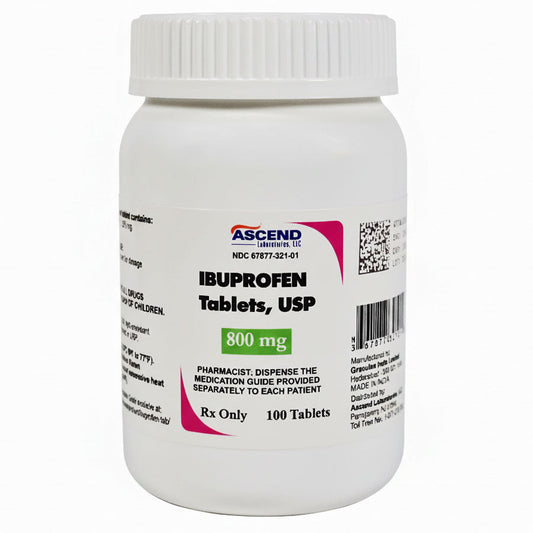 Ibuprofen 800 mg Tablets by Ascend Laboratories 100 Count (Rx)