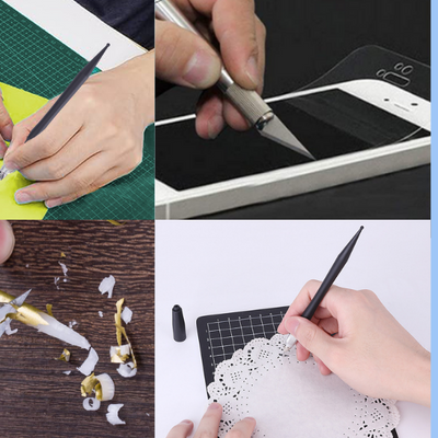 Brustro Crafter Pen Knife with Embossing Stylus 8 Blade refills included