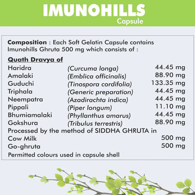 Herbal Hills Ayurveda Imunohills Capsules