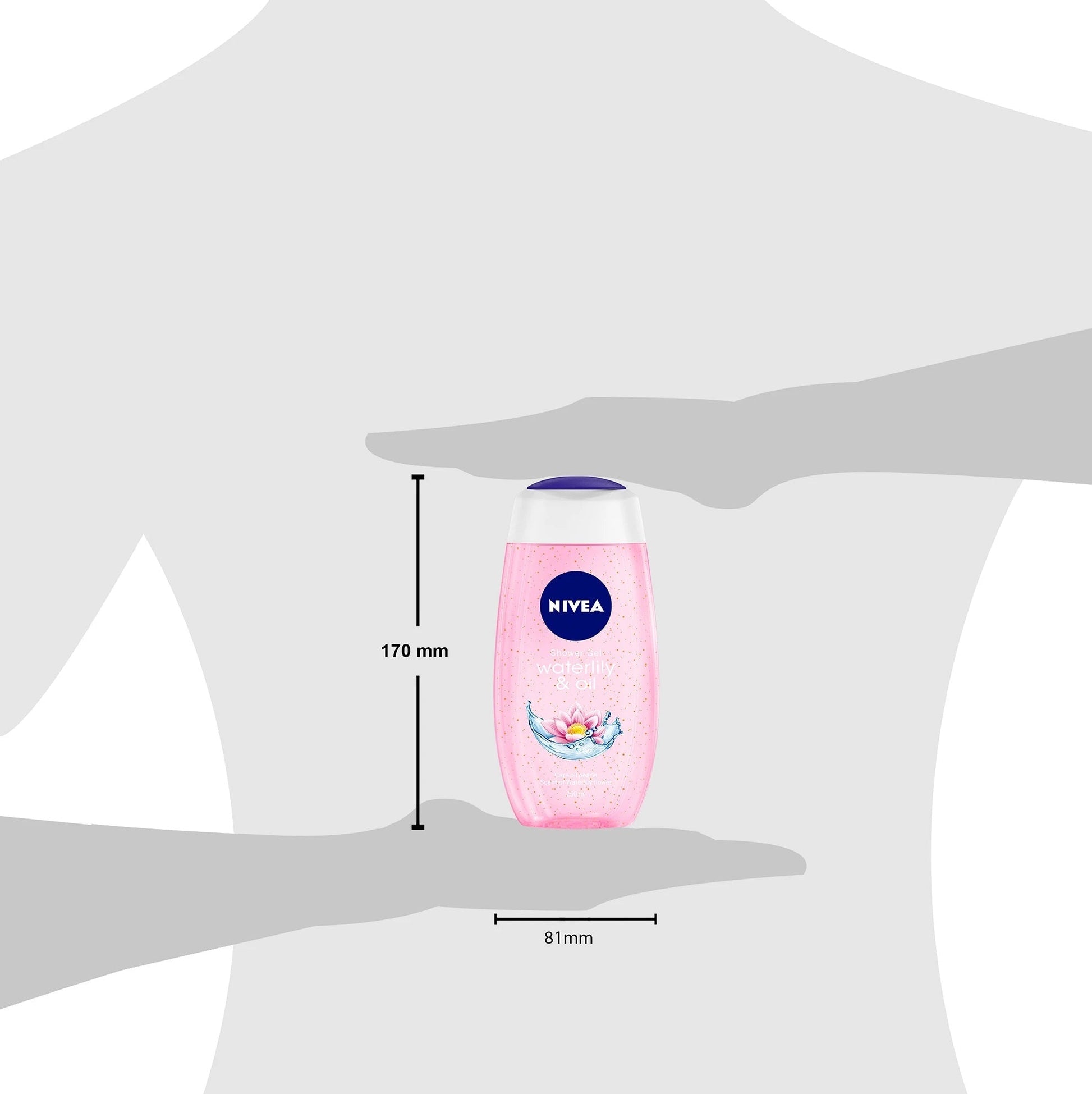 Nivea Waterlily & Care Oil Body Wash For Long-Lasting Freshness - 250 ml