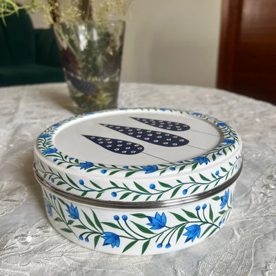 Indigo Lodhi Masala box| Stainless Steel