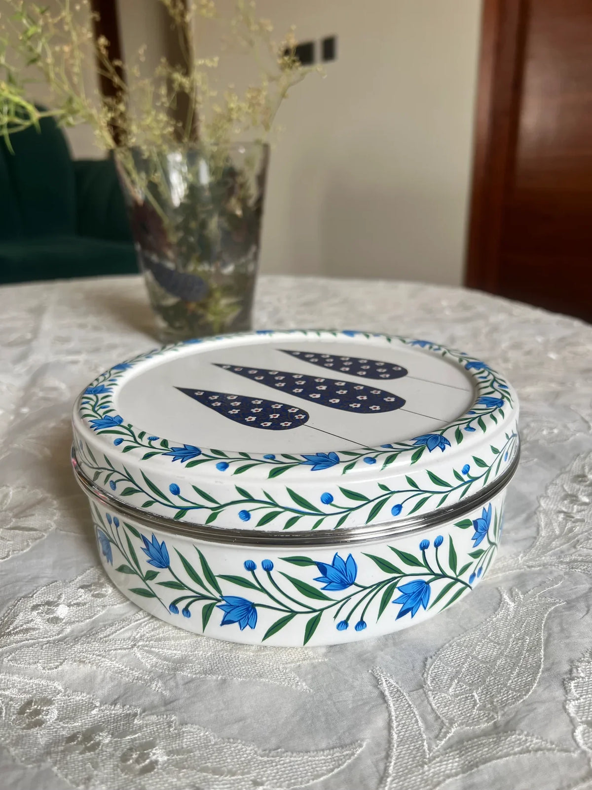 Indigo Lodhi Masala box| Stainless Steel