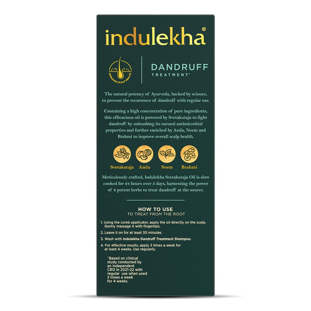 Indulekha Svetakutaja Oil for Dandruff Treatment