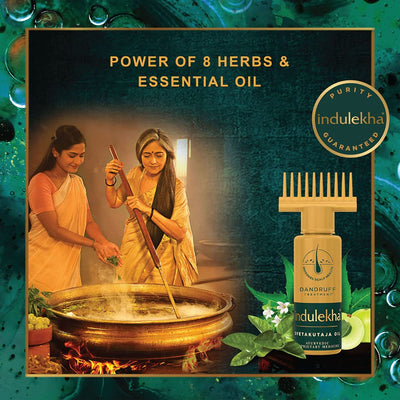 Indulekha Svetakutaja Oil for Dandruff Treatment