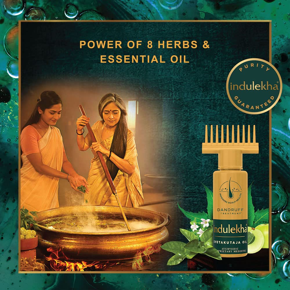 Indulekha Svetakutaja Oil for Dandruff Treatment