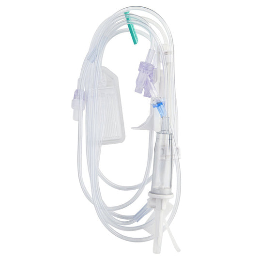 Infusomat Space Pump IV Set 15 Drop, 2 Ports, 0.2 Micron Filter, Spin-Lock Connector 120" Tubing, 24/Case