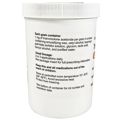 Triamcinolone Acetonide Cream 0.1% Jar 454 grams