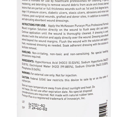Puracyn Plus Antimicrobial Wound Irrigation Solution 16.9 oz