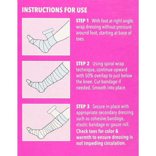 Unna Boot UnnaRite C Bandage with Zinc Oxide and Calamine for Compression Therapy