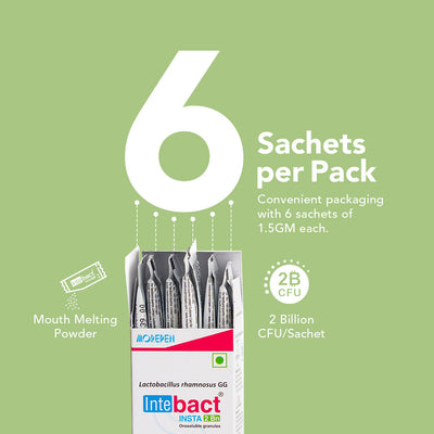 Dr Morpen Intebact Insta Probiotic 2Bn (Vanilla Flavour)