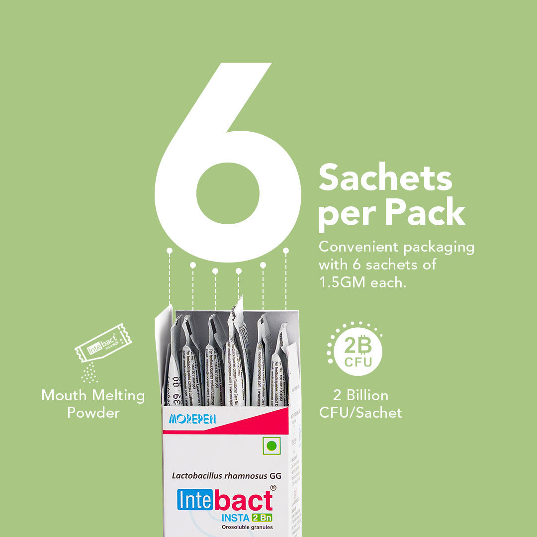 Dr Morpen Intebact Insta Probiotic 2Bn (Vanilla Flavour)