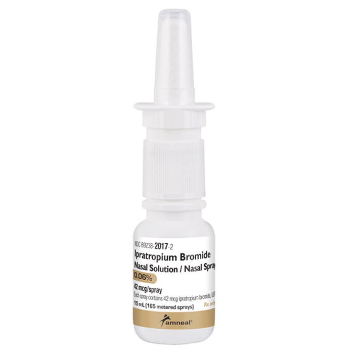 Ipratropium Nasal Spray (Bromide )0.06% Solution 15 mL (165 Metered Sprays)