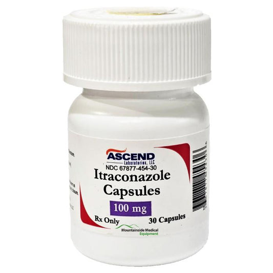 Itraconazole Capsules 100 mg by Ascend Laboratories 30 Count (Rx)