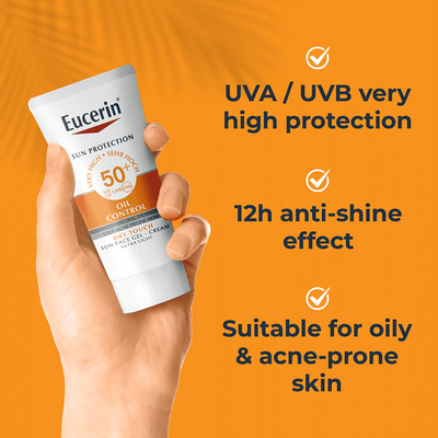 Eucerin Oil Control Dry Touch Sunscreen Gel Cream SPF 50+