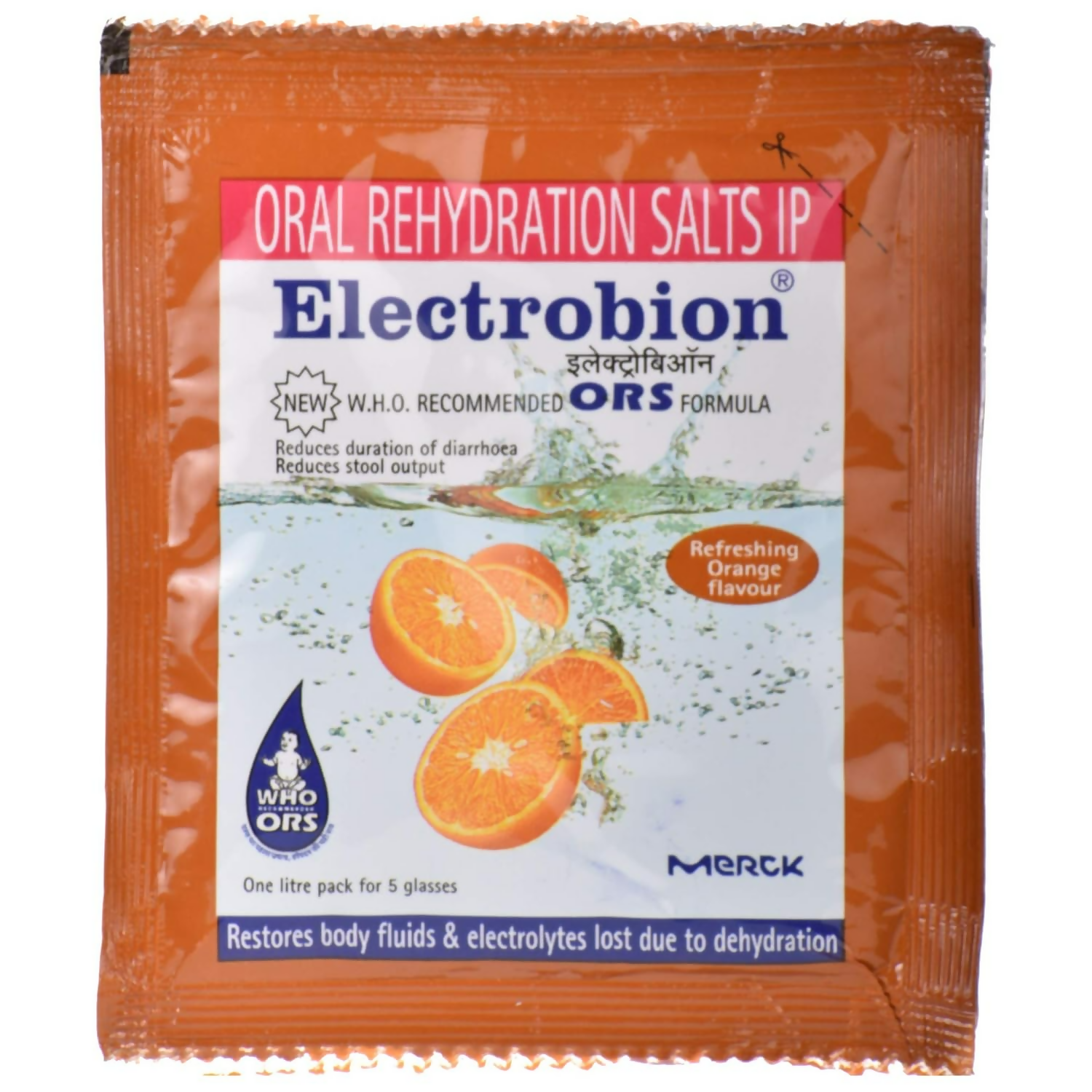 Electrobion - Oral Rehydration Powder (Orange Flavour)