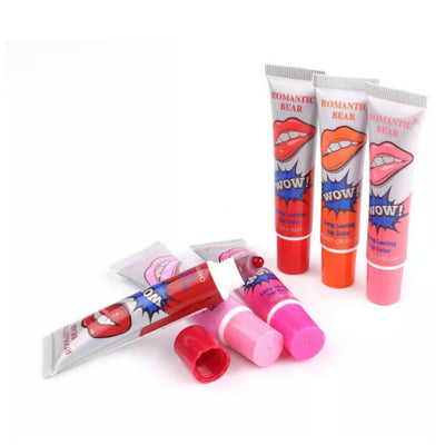 Favon Pack of 6 Romantic Bear Peel off Lipcolors