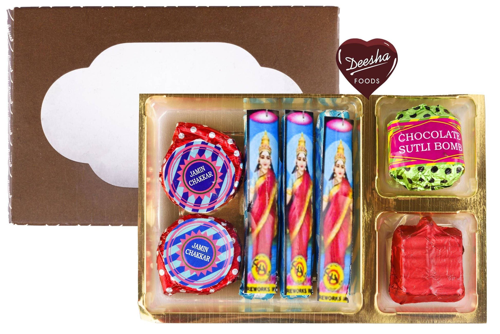 Deesha Foods Mini Crackers Chocolates