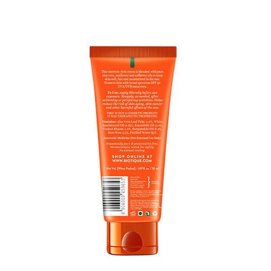 Biotique Bio Aloe Vera 30+ SPF Sunscreen Ultra Soothing Body Lotion
