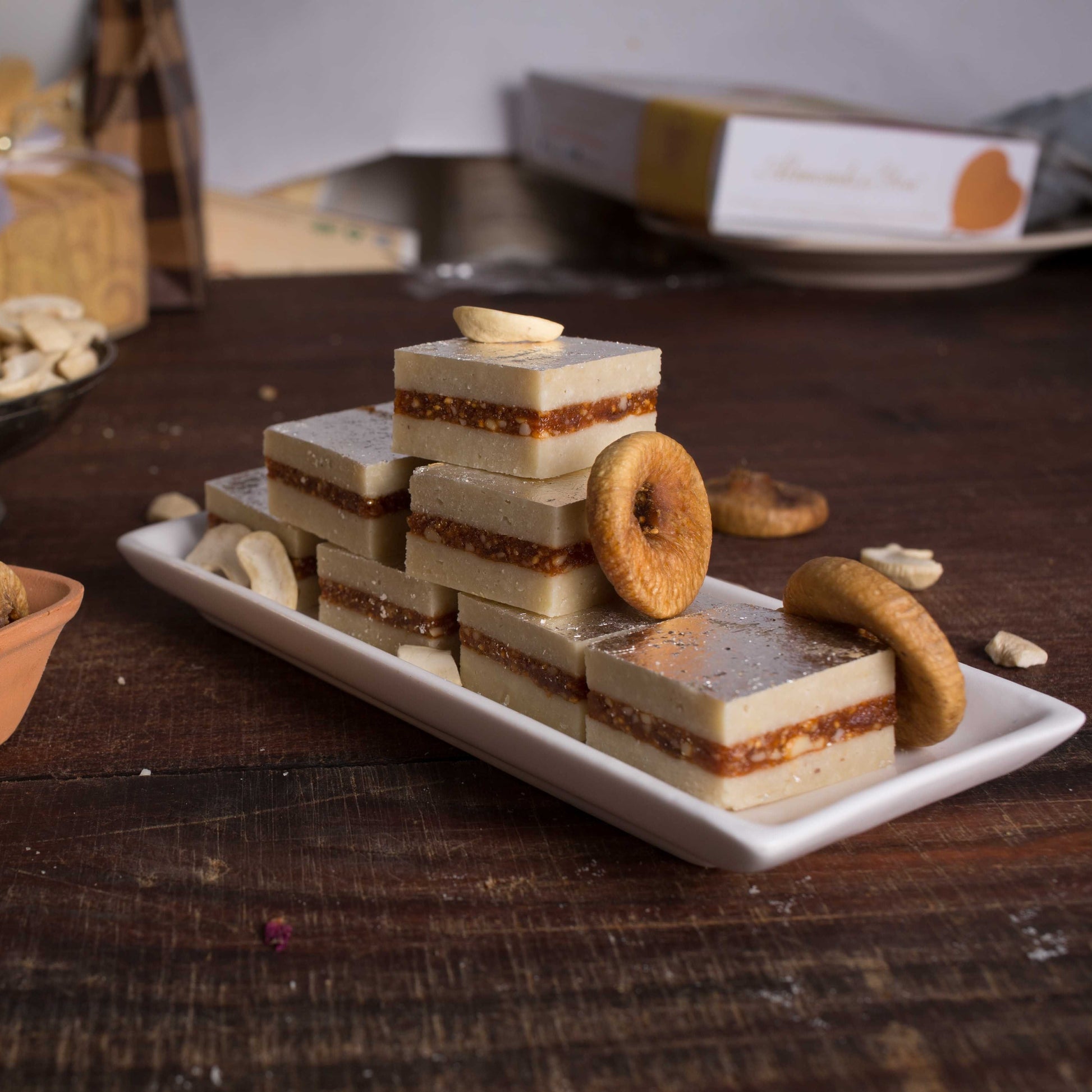 Almond House Kaju Anjeer Burfi
