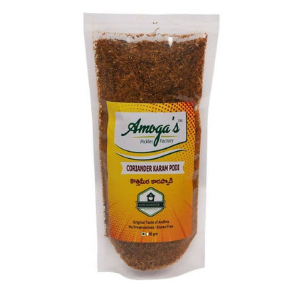Amoga's Pickles Factory Coriander Leaves Curry Powder Andhra Style