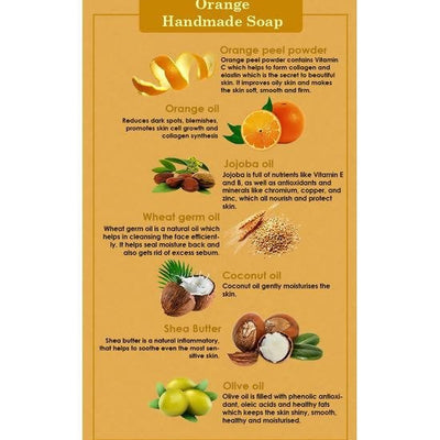 Ancient Living Orange Luxury Handmade Soap