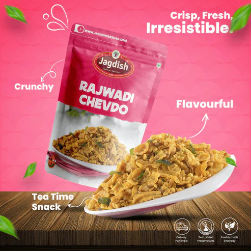 Jagdish Farshan Rajwadi Chevdo - 500 gms