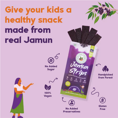 TribalVeda  Jamun Strips -10 gms