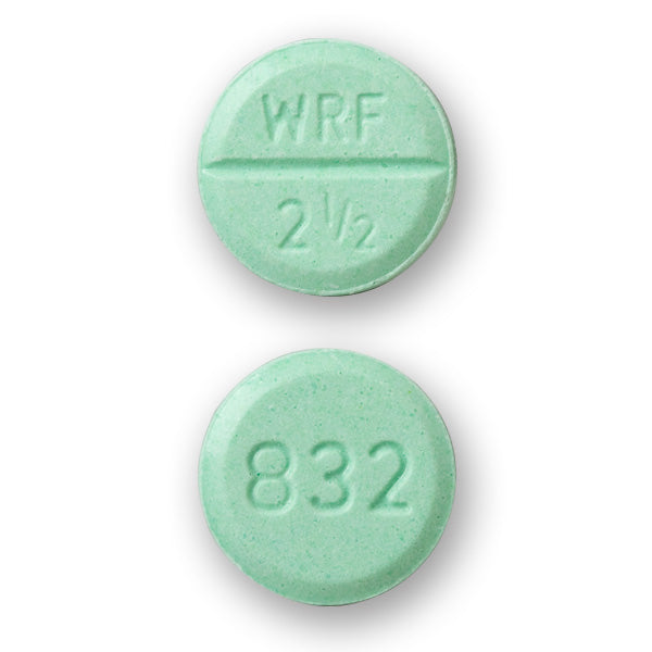 Jantoven Warfarin Sodium 2.5 mg Tablets Unit Dose (10 Packs of 10) 100 Tablets (RX)
