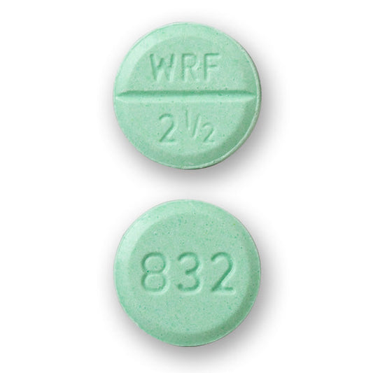 Jantoven Warfarin Sodium 2.5 mg Tablets Unit Dose (10 Packs of 10) 100 Tablets (RX)