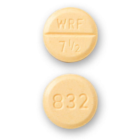 Jantoven Warfarin Sodium 7.5 mg Tablets Unit Dose (10 Packs of 10) 100 Tablets (RX)
