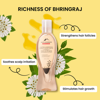 Alps Goodness Castor & Bhringraj Hairfall Control Hair Oil