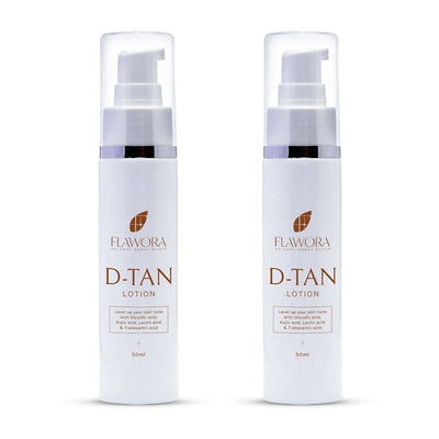 Flawora D-Tan Lotion for Pigmentation & Tan Removal For Dark Spots