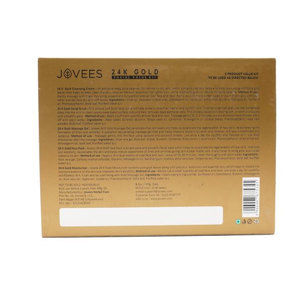 Jovees 24K Gold Facial Value Kit (250 gm)