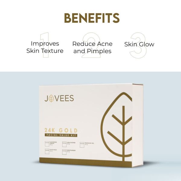 Jovees 24K Gold Facial Value Kit (250 gm)