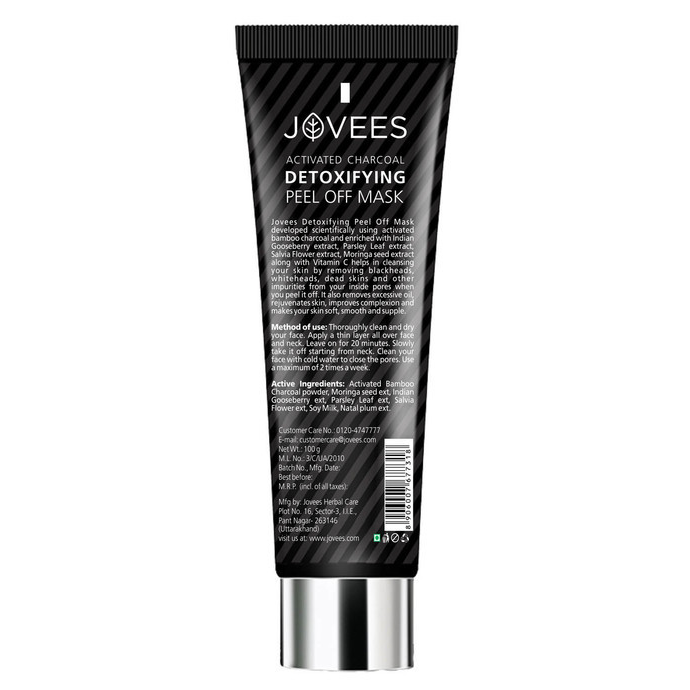 Jovees Activated Charcoal Detoxifying Face Wash, Deep Pore Cleansing