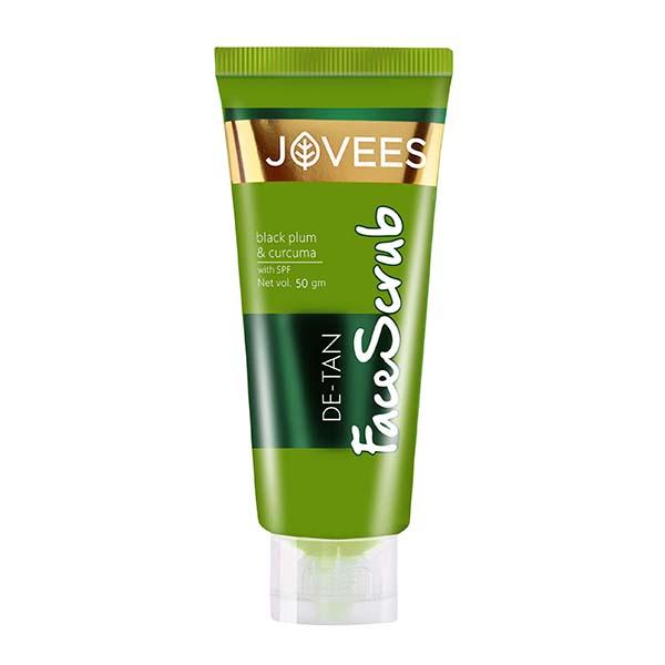 Jovees De-Tan Face Scrub with SPF, Turmeric & Aloe Vera