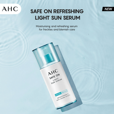 AHC Safe On Light Sun Serum With SPF 50+ & PA+++ - Korean skincare