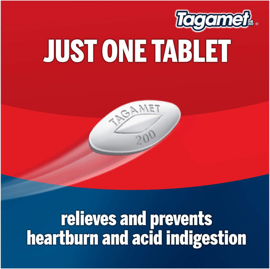 Tagamet Acid Reducer HeartBurn Relief 200 mg Tablets 6 Count