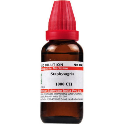 Dr. Willmar Schwabe India Staphysagria Dilution