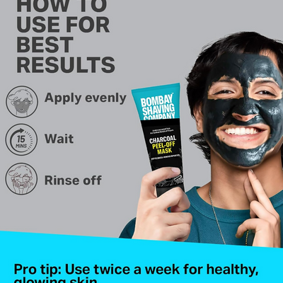 Bombay Shaving Company Activated Charcoal Peel Off Mask