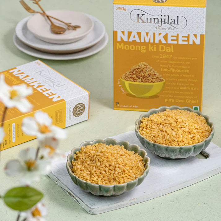 Kunjilal Dalsev Wale Moong Ki Daal - 500 gms| Made in Desi Ghee | No Palm Oil
