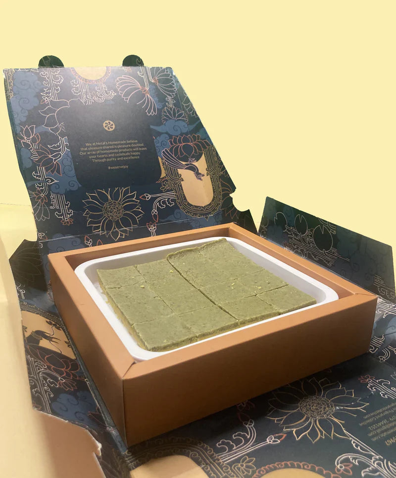 Hetals Homemade Kesar Pista Square 500 gms