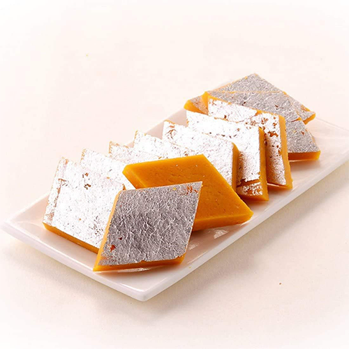 Mayur Sweet & Farsan Kaju Kesari Katli - 500 gms