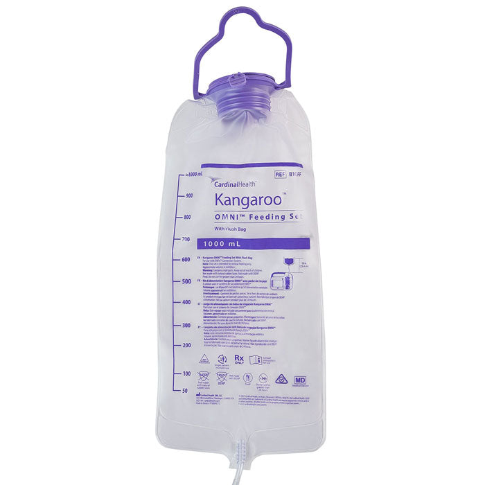 Kangaroo Joey Enteral Feeding Pump Flush Bag Set 1000 mL