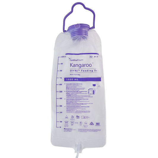 Kangaroo Joey Enteral Feeding Pump Flush Bag Set 1000 mL