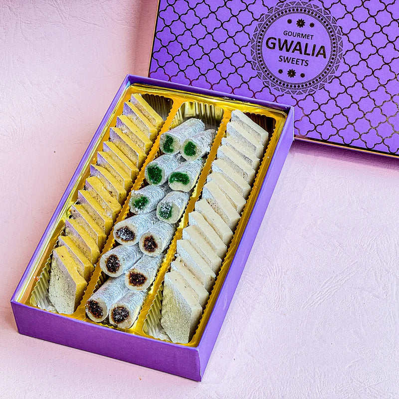 Gwalia Sweets Kaju  Mix sweet Box - 500 gms