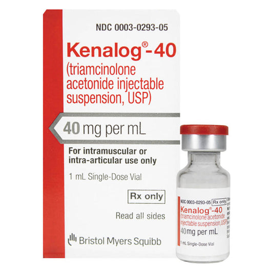 Kenalog 40 Injection (40 mg per 1 mL) Single-dose Vial (Rx)