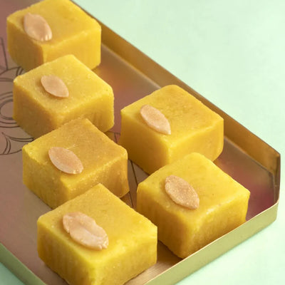 Bombay Sweet Shop Kesar Paak Box - Box of 9