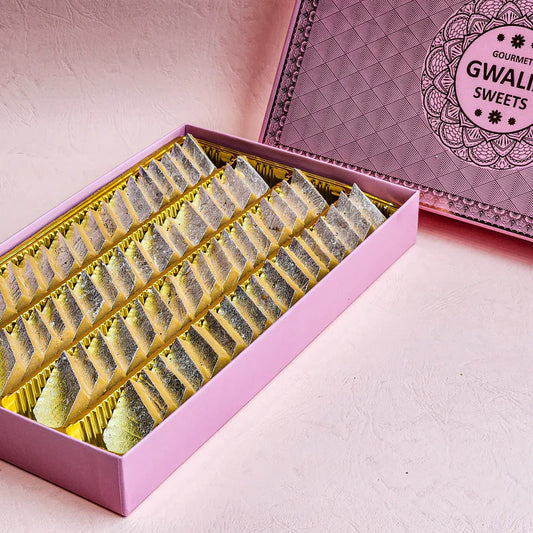 Gwalia Sweets Kesar Kaju Katli - 500 gms