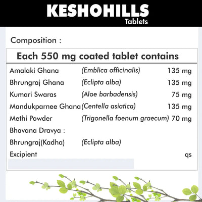 Herbal Hills Ayurveda Keshohills Tablets